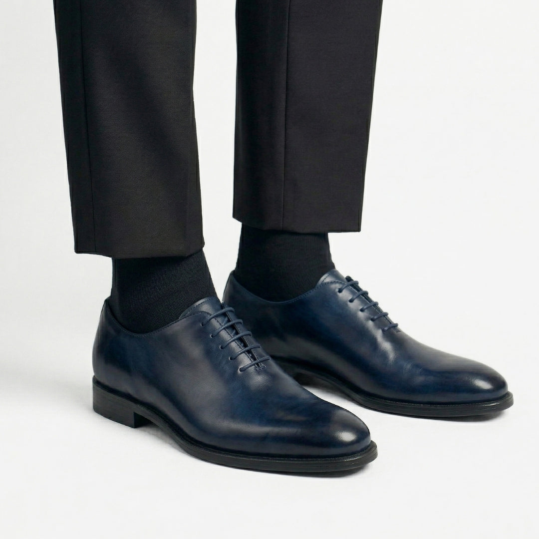 Lorenzo – Oxford Cuir Bleu