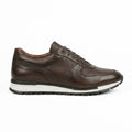 Matteo Eleganza – Sneaker Cuir Marron