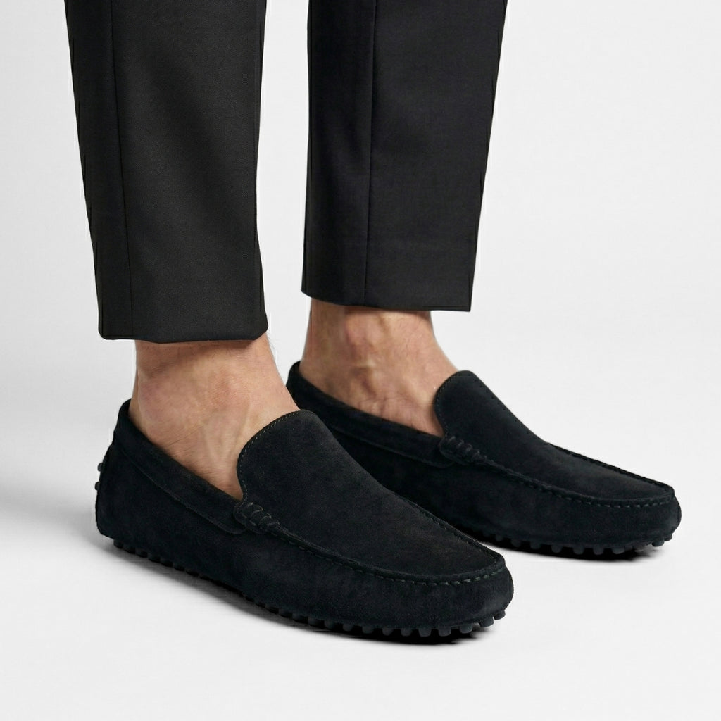 Riviera Sero – Mocassin Daim Noir
