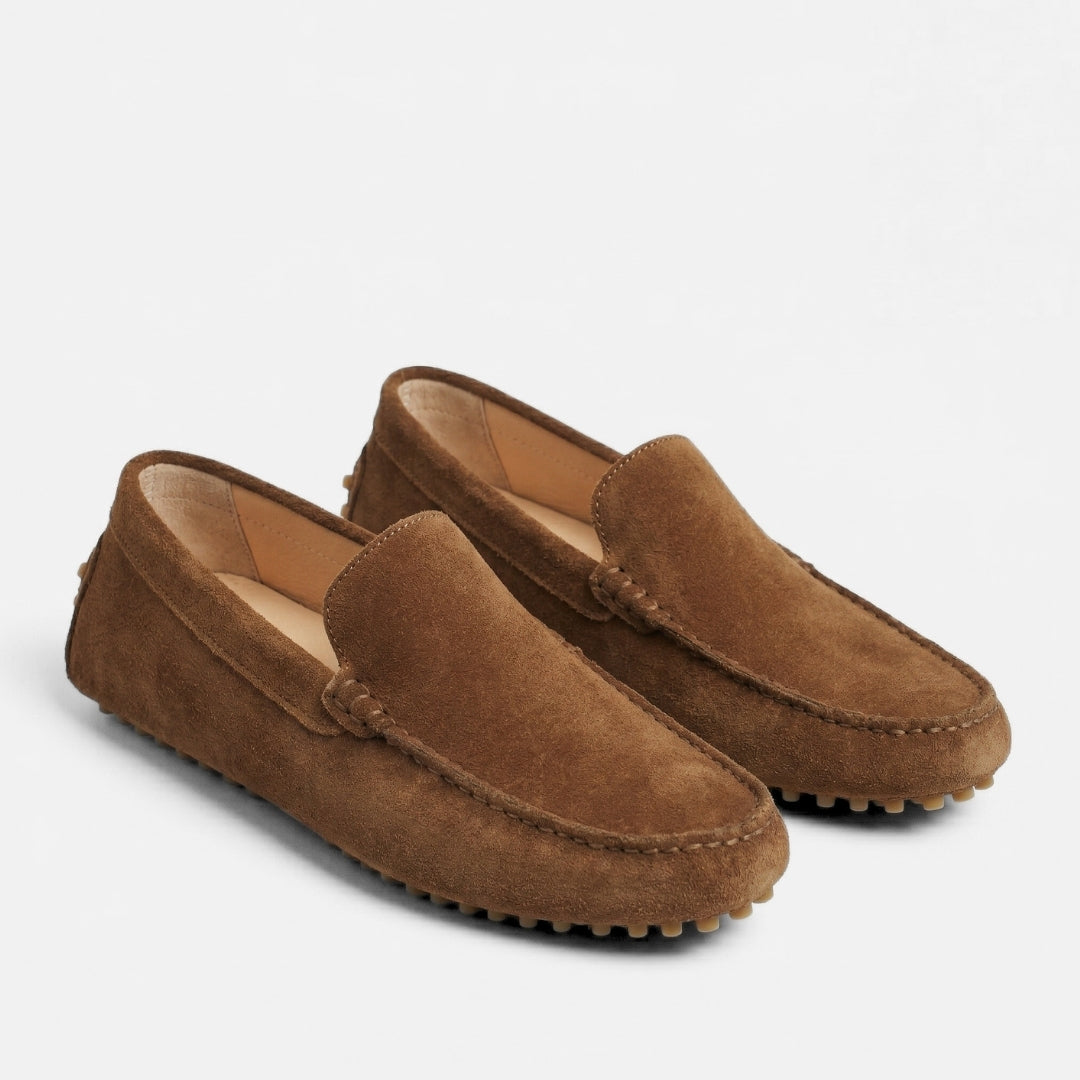 Riviera Sero – Mocassin Daim Marron
