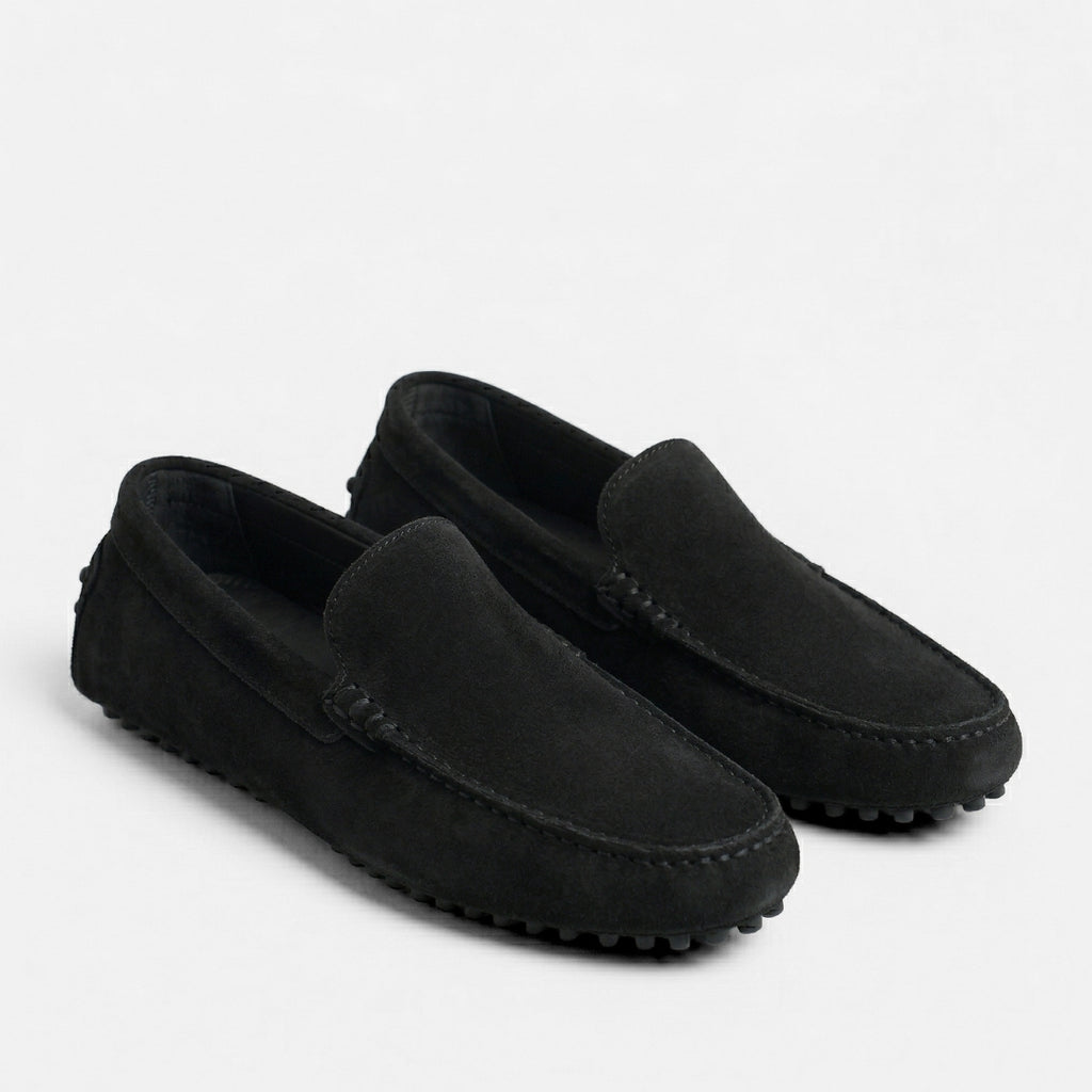 Riviera Sero – Mocassin Daim Noir