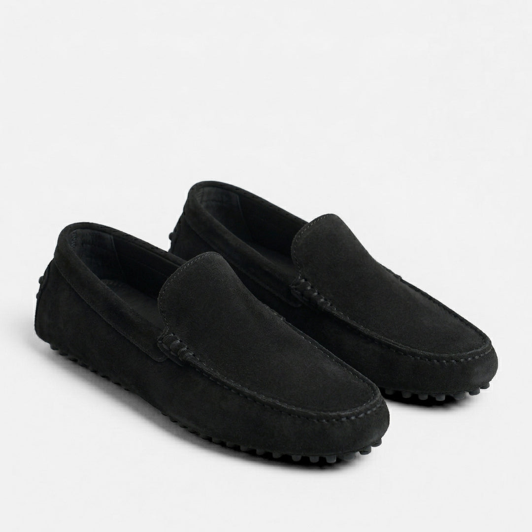 Riviera Sero – Mocassin Daim Noir