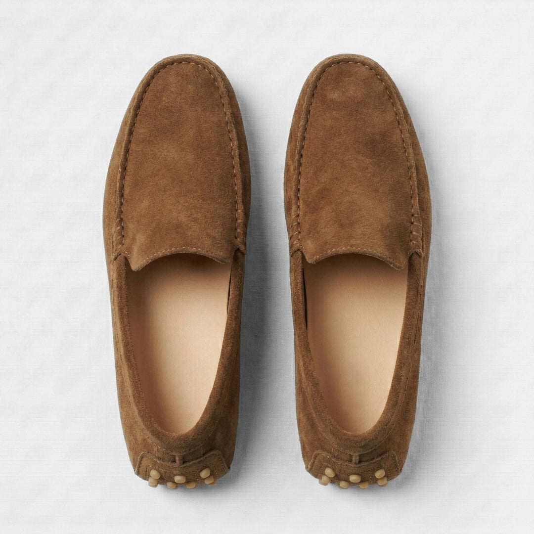 Riviera Sero – Mocassin Daim Marron