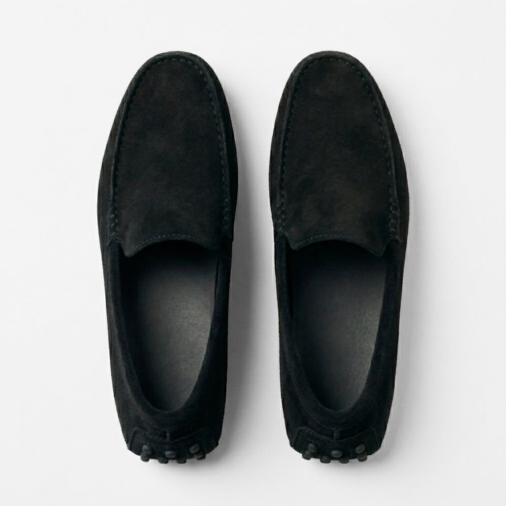 Riviera Sero – Mocassin Daim Noir
