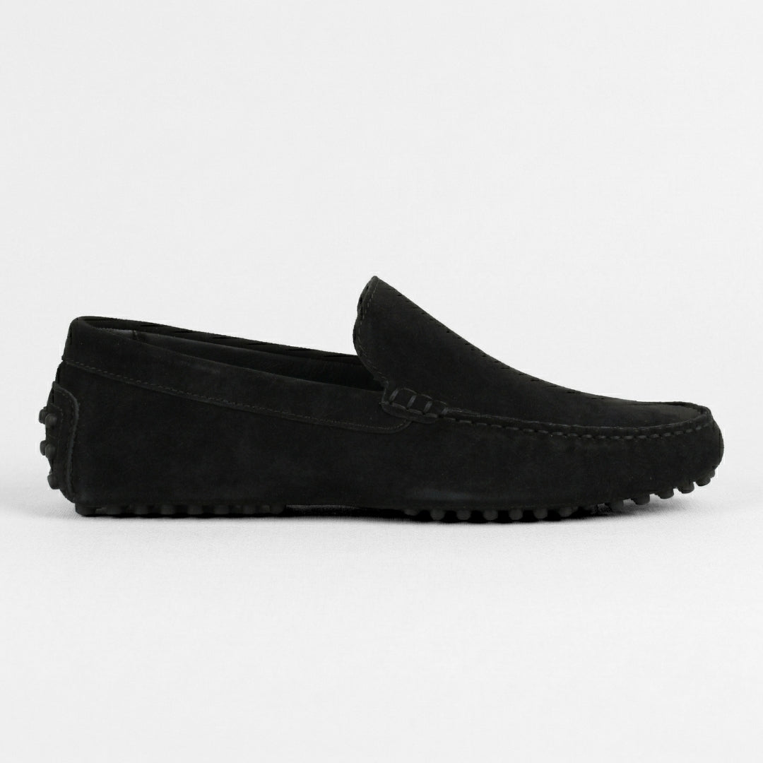 Riviera Sero – Mocassin Daim Noir