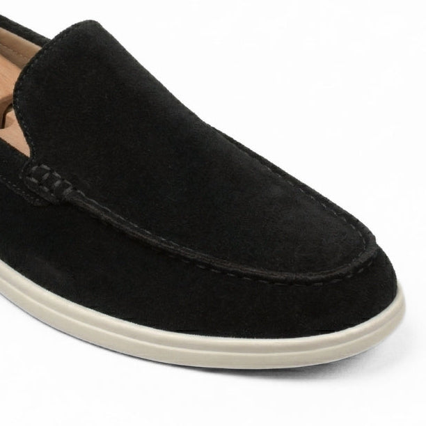Nico Vento – Mocassin Daim Noir