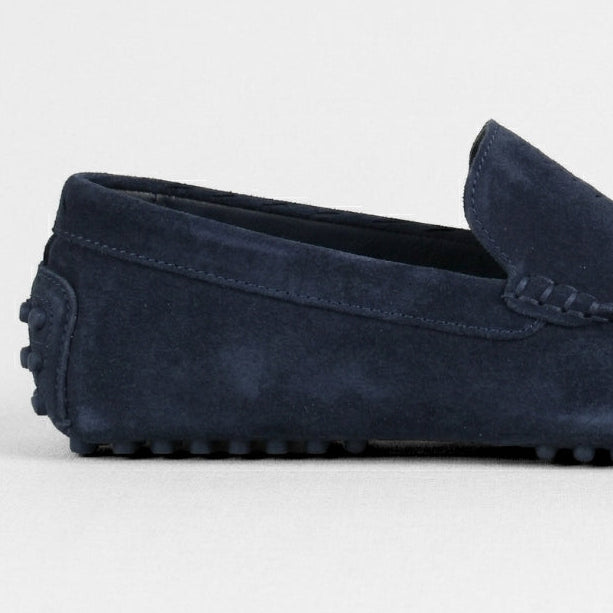 Riviera Sero – Mocassin Daim Bleumarrin