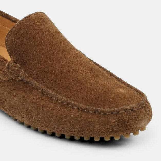 Riviera Sero – Mocassin Daim Marron