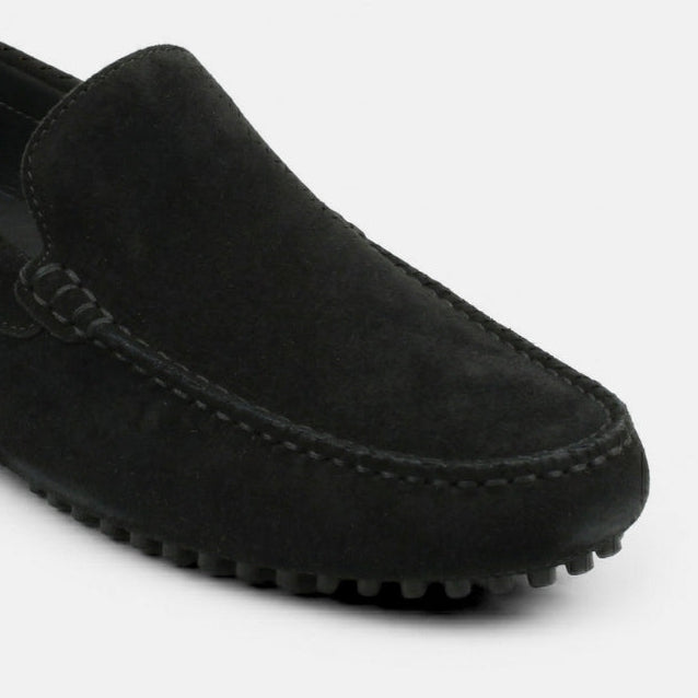 Riviera Sero – Mocassin Daim Noir