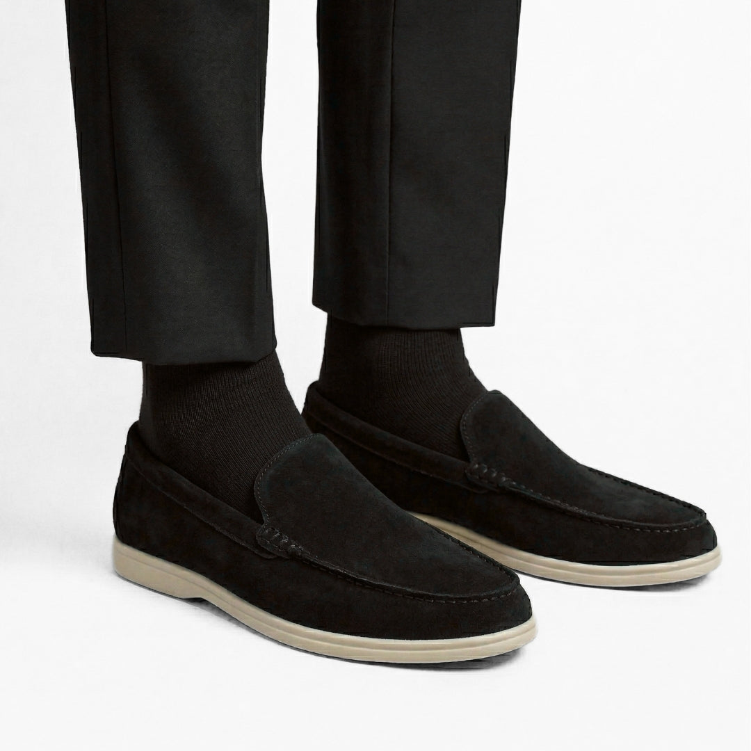 Nico Vento – Mocassin Daim Noir