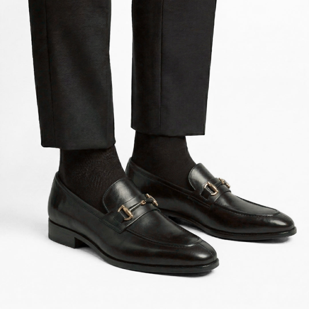 Govani Nobile – Mocassin Cuir Noir
