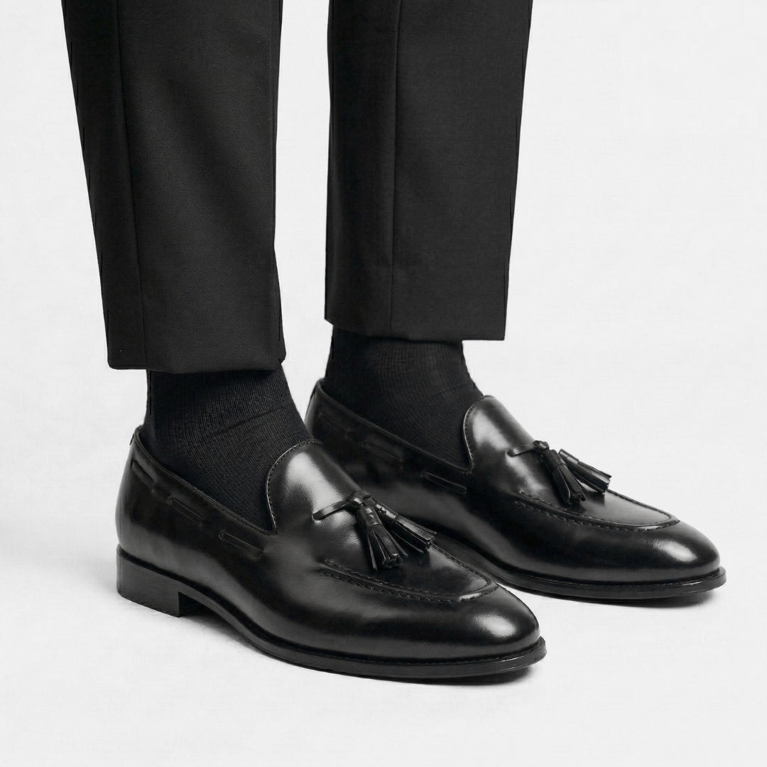 Alessio Nobile – Mocassin Cuir Noir