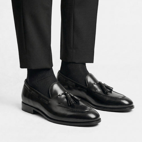 Alessio Nobile – Mocassin Cuir Noir
