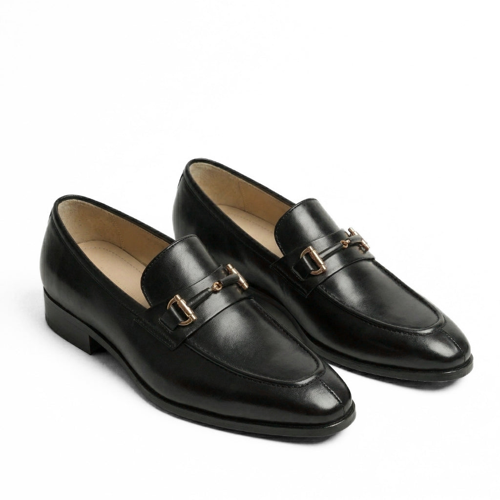 Govani Nobile – Mocassin Cuir Noir