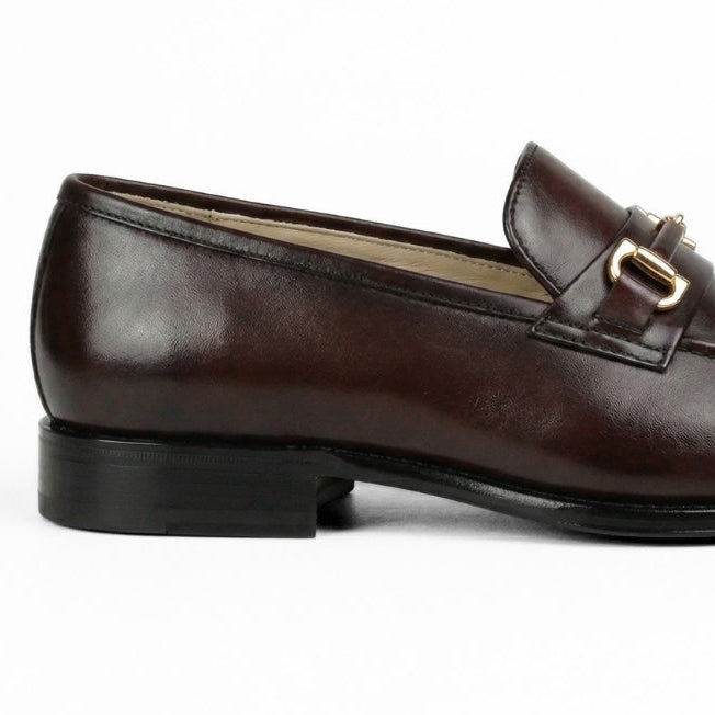 Govani Nobile – Mocassin Cuir Marron