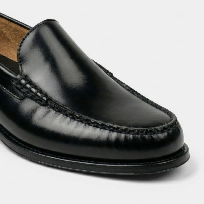 Luca Classico – Mocassin Cuir Noir