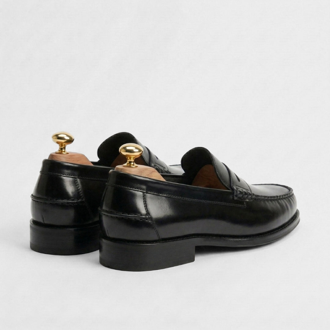 Luca Classico – Mocassin Cuir Noir