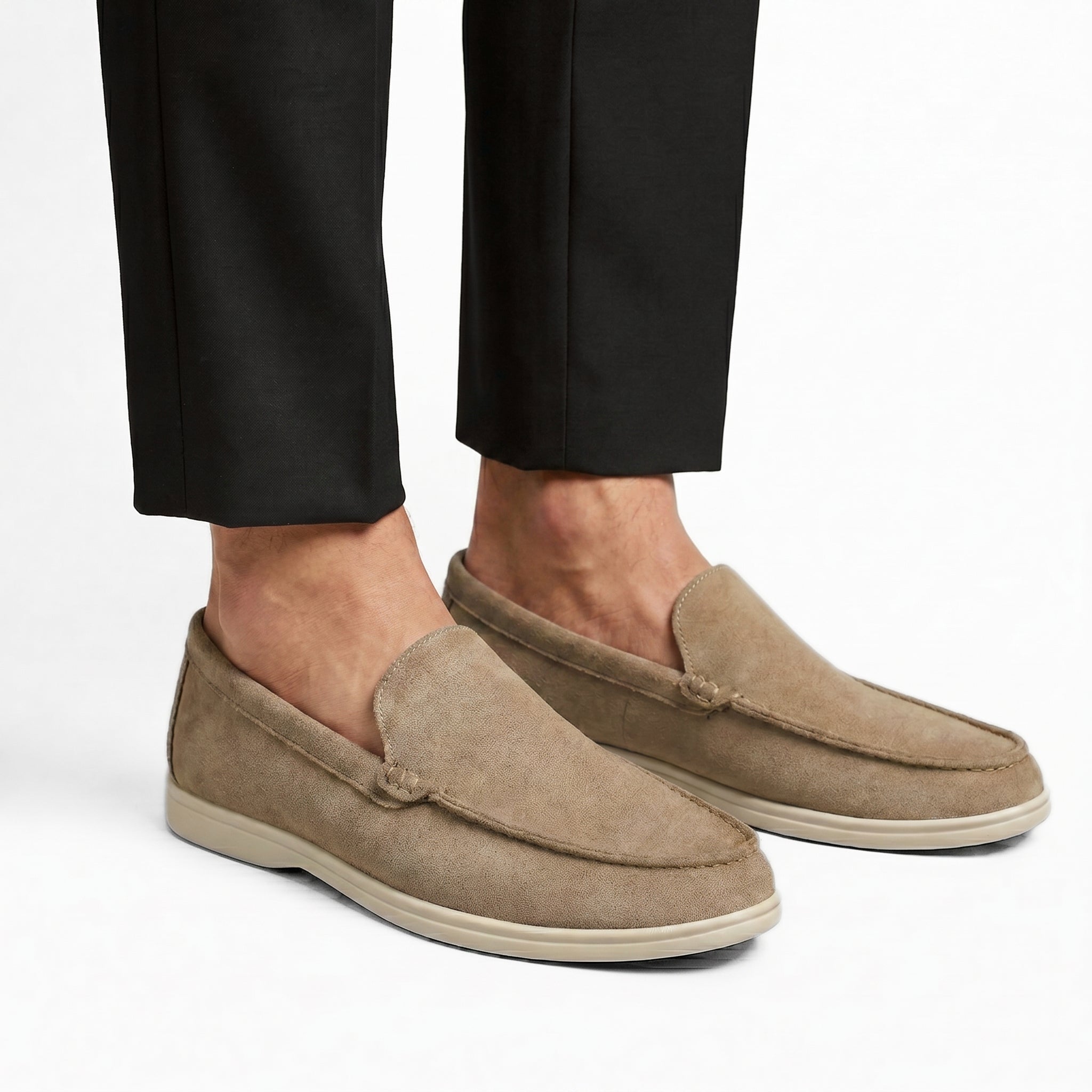 Nico Vento – Mocassin Daim Beige