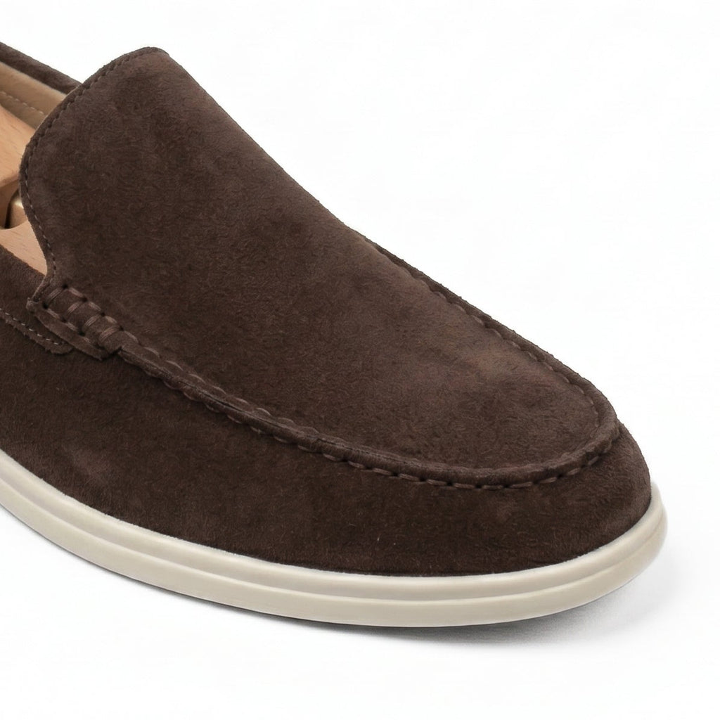 Nico Vento – Mocassin Daim Marron