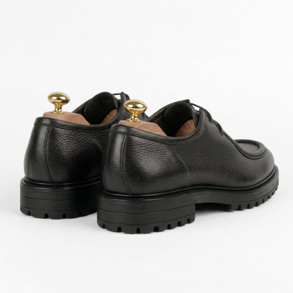 Rafael Dominio – Derby Cuir Grainé Noir