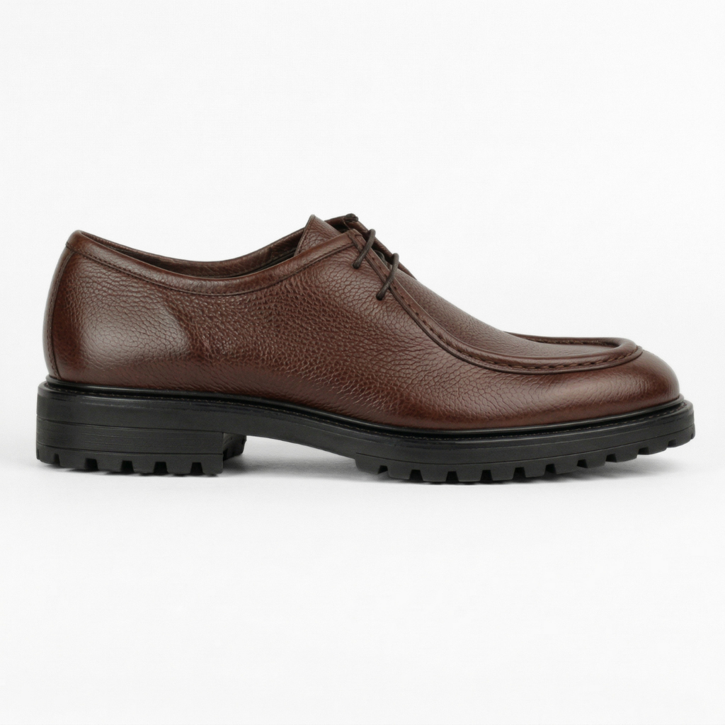 Rafael Dominio – Derby Cuir Grainé Marron