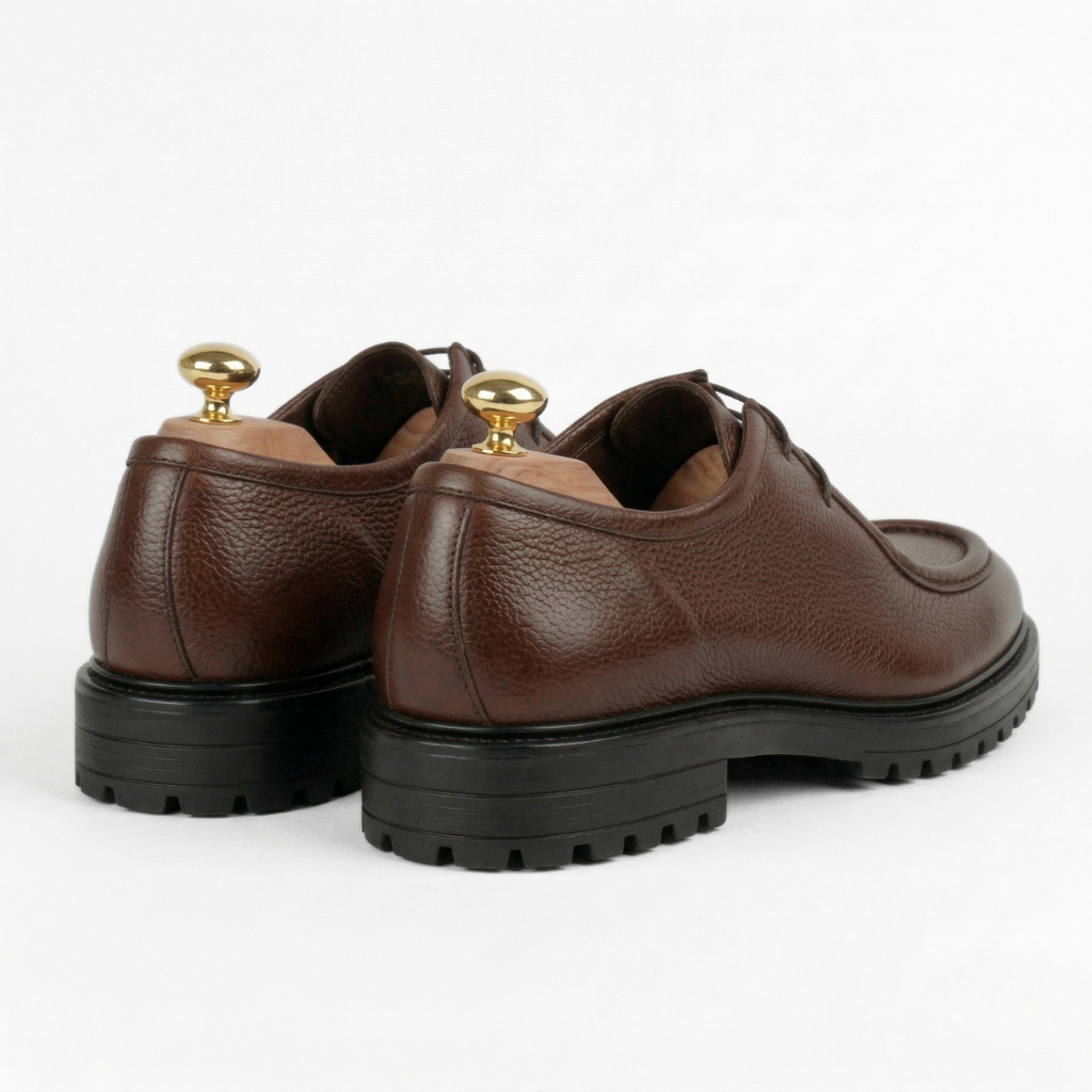 Rafael Dominio – Derby Cuir Grainé Marron
