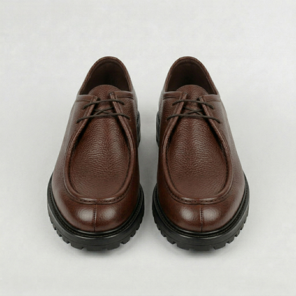 Rafael Dominio – Derby Cuir Grainé Marron