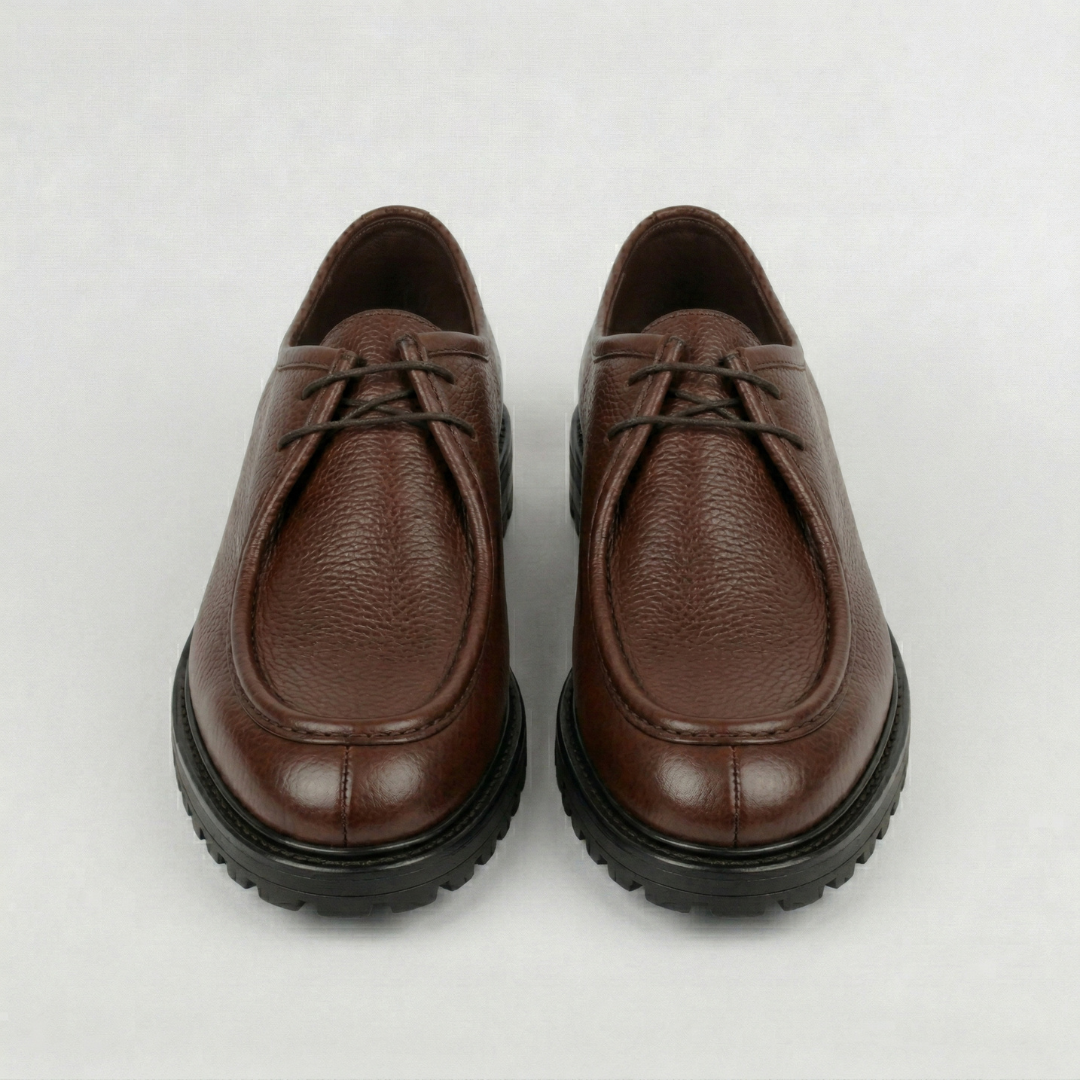 Rafael Dominio – Derby Cuir Grainé Marron