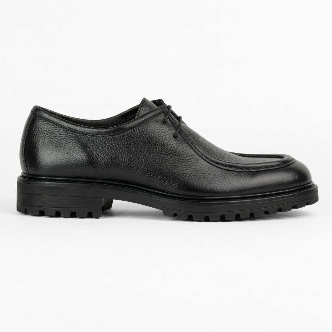 Rafael Dominio – Derby Cuir Grainé Noir