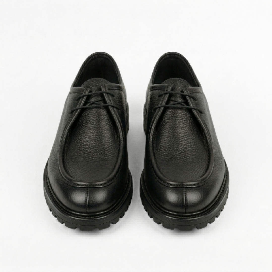 Rafael Dominio – Derby Cuir Grainé Noir